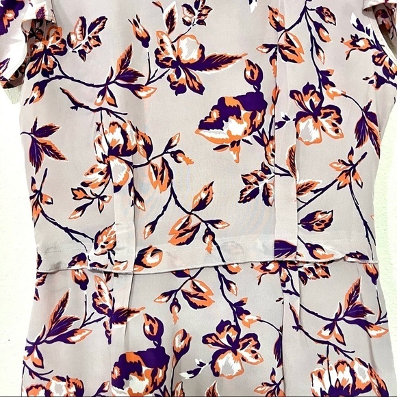JOIE SILK Cap Sleeve Pencil Mini Dress In Full Bloom Floral Print womens size M - Picture 7 of 10